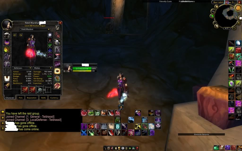 WTS Field Marshal Human Rogue Tier 2 Furious Weapons / Ulduar 25 gear