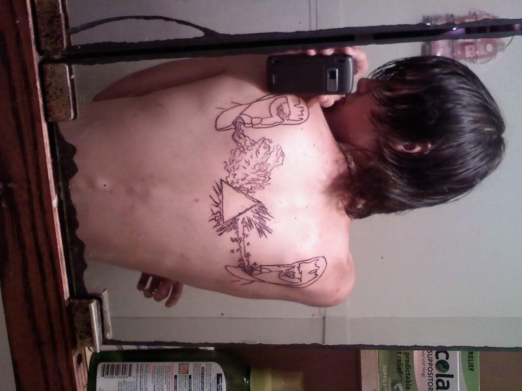 this is my first tattoo ever and its not even finished yet i still have