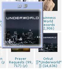 Shortcuts in Orkut