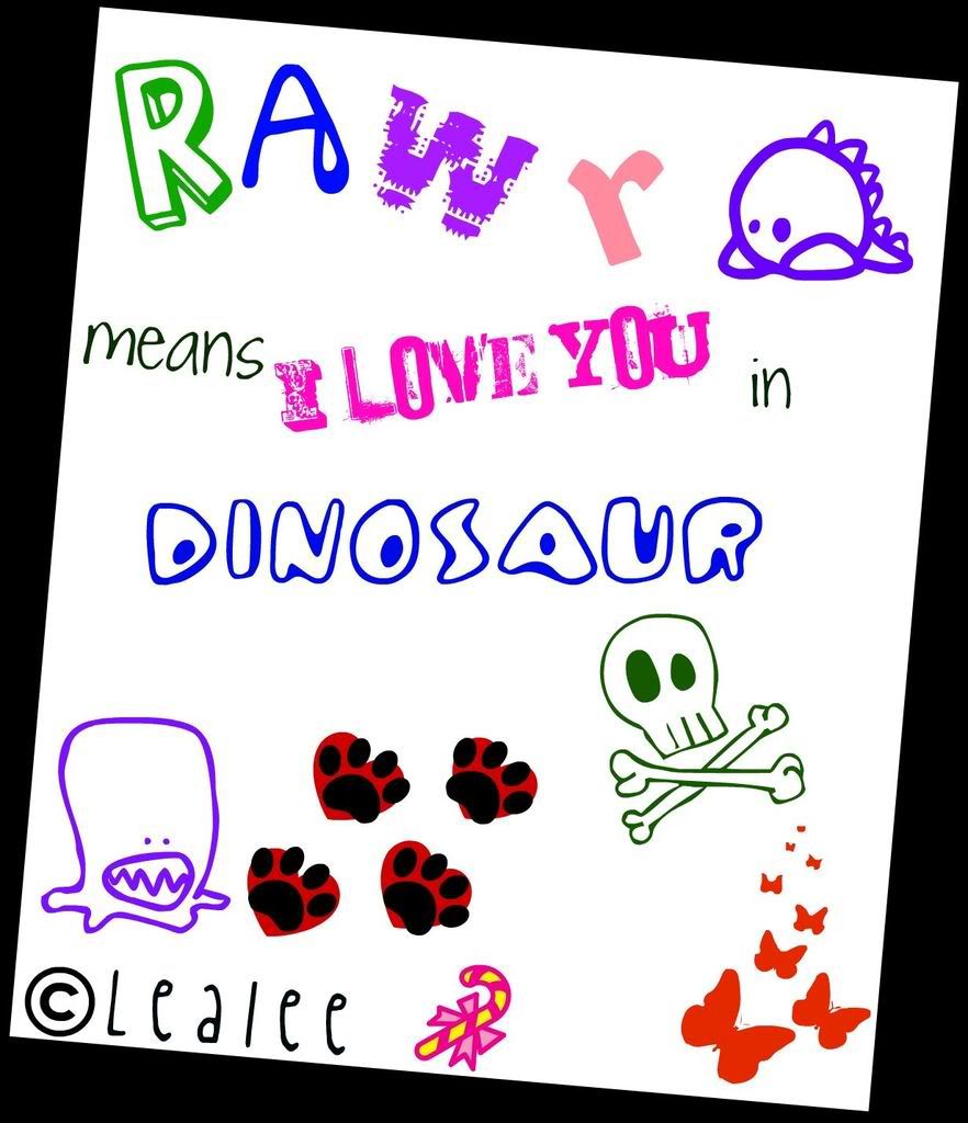 Dinosaur Love Rawr