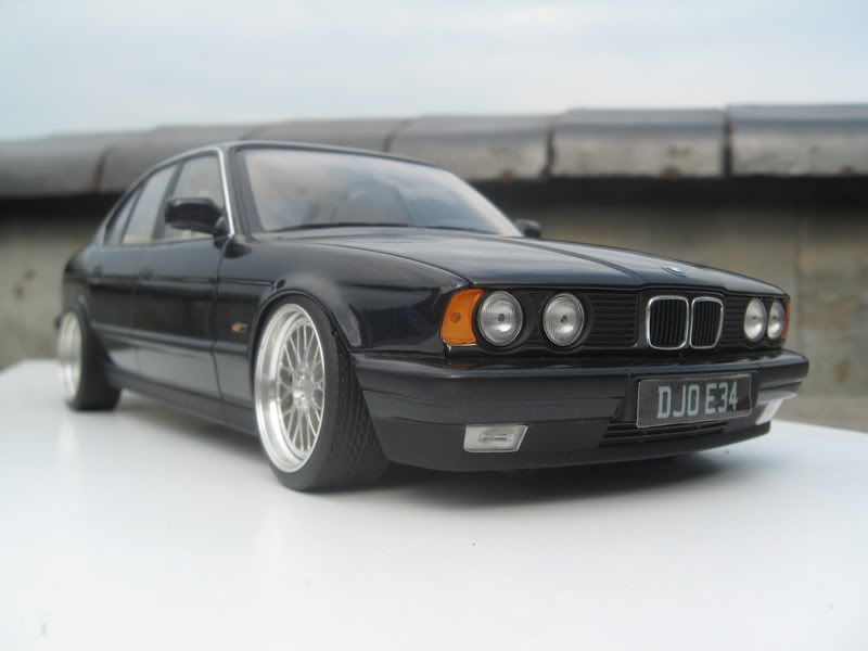 BMW 535i Black BBS Le Mans Minichamps 01 Image