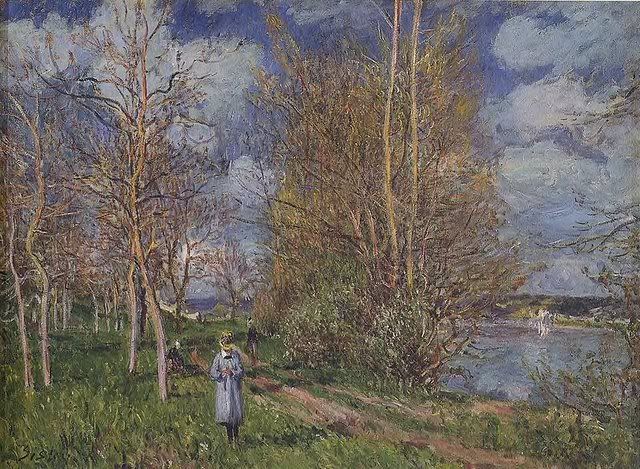 SisleySmallMeadowsinSpringc1881 - Alfred Sisley SisleySmallMeadowsinSpringc1881