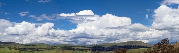 Cumulus Clouds over Australia