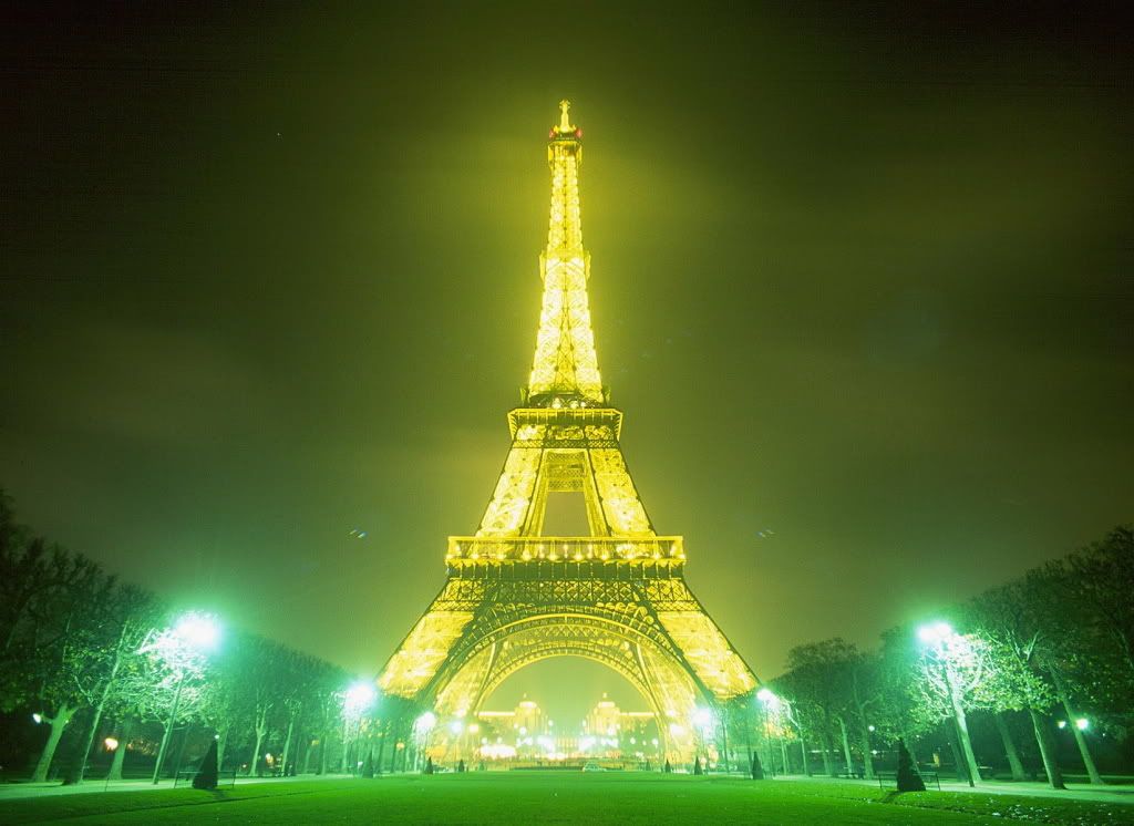 Eiffel Tower By Night