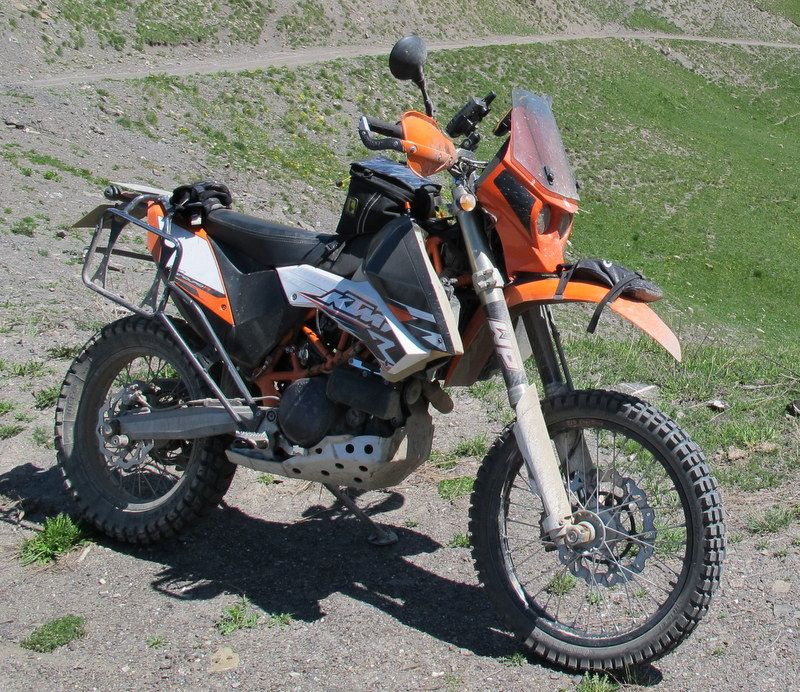 ktm 690 enduro r pannier rack