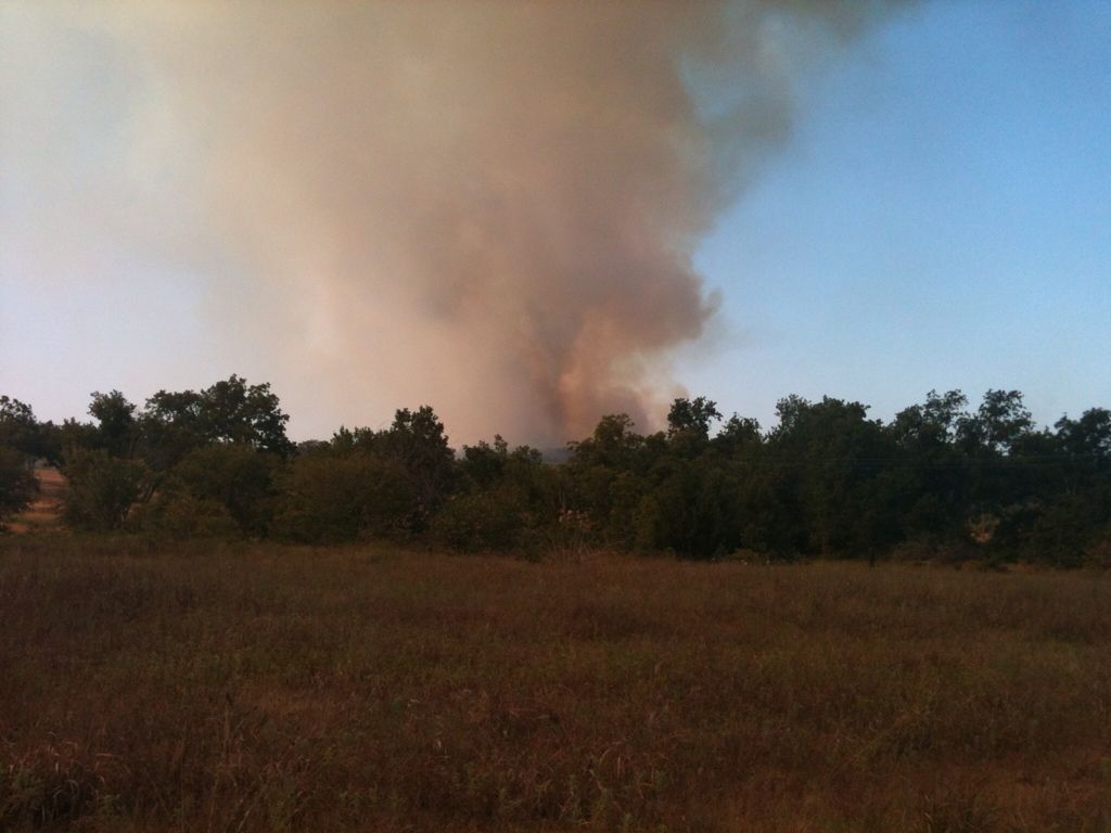 Fire that burned our area