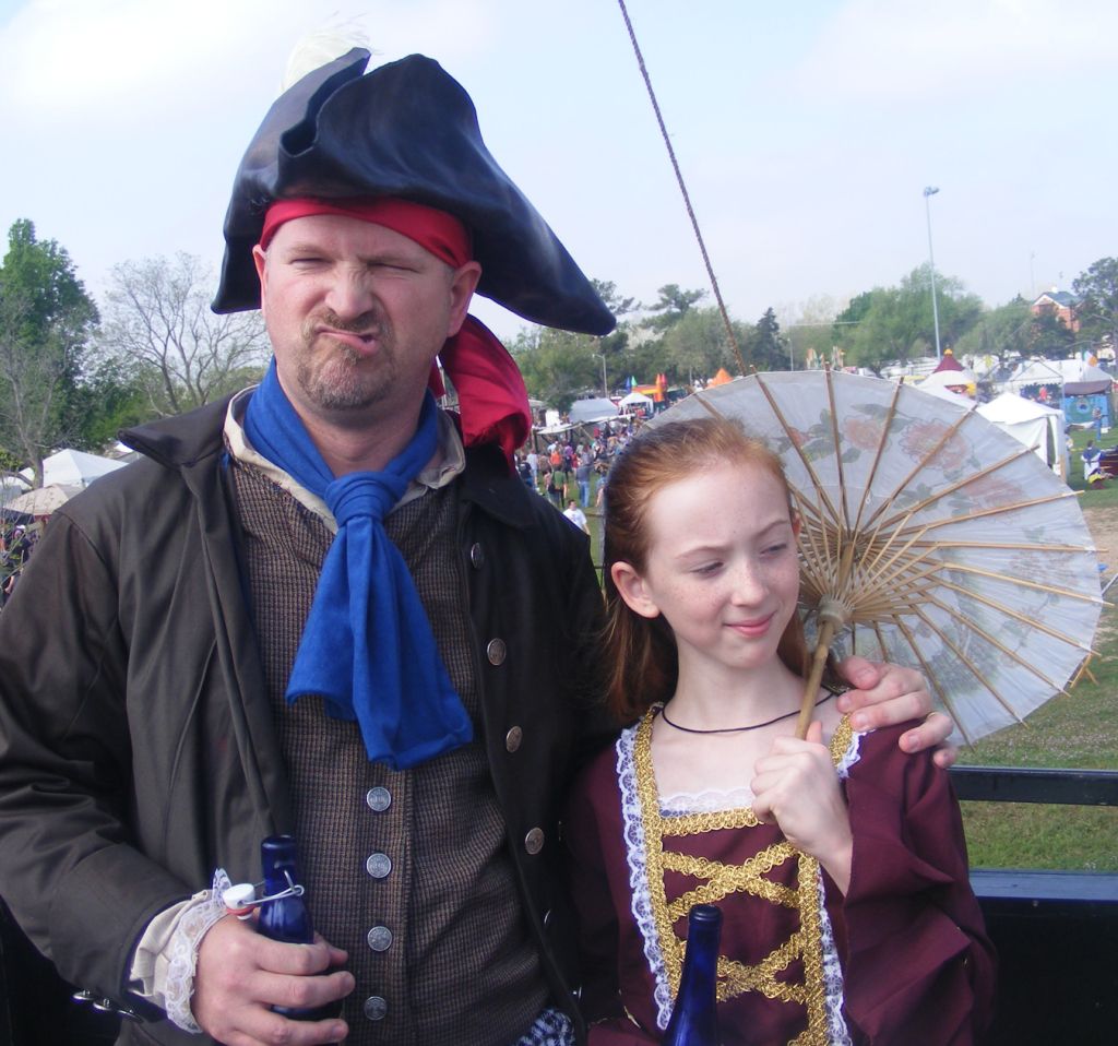 A dirty old pirate and his lass