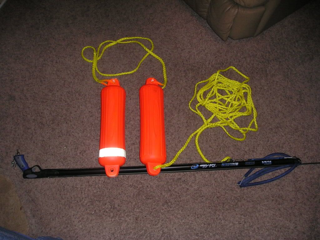 My first DIY float system -  - The World's Largest  Spearfishing Diving Boating Social Media Forum