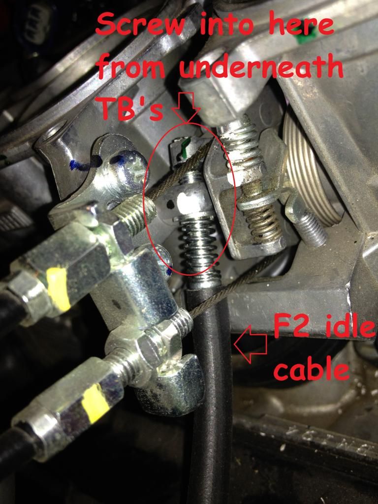 Idle cable adjustment honda #6