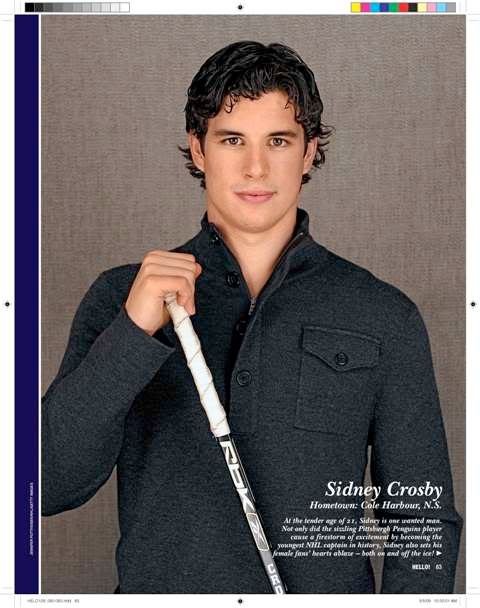 sidney crosby shirtless. OT - Sidney Crosby makes Canada's most beautiful list