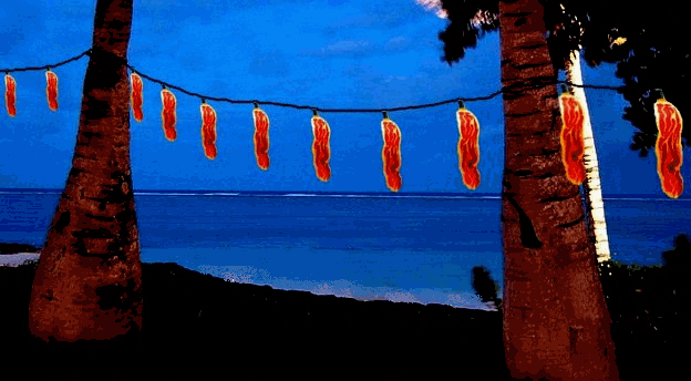 bacon lights beach