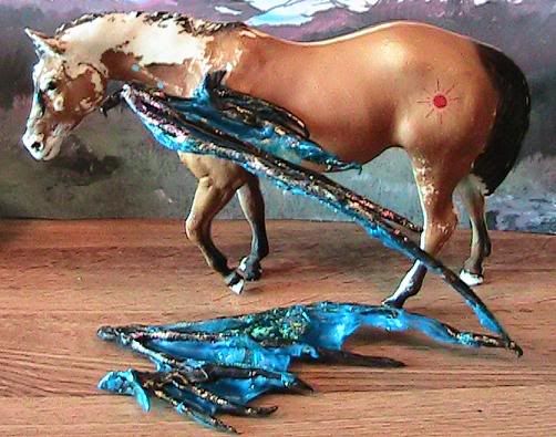Breyer vlastní křídlo netopýra koně