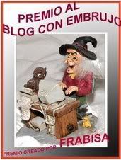 Premio al blog con embrujo, gracias Fabrisa