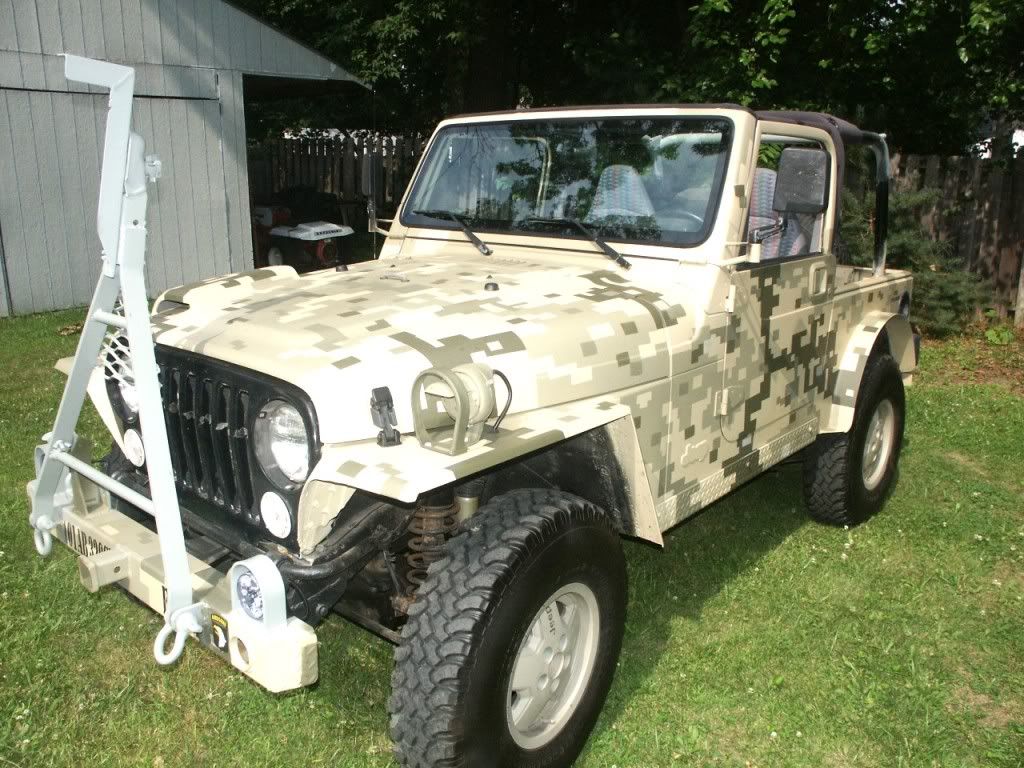Camo paint kit for jeep #2