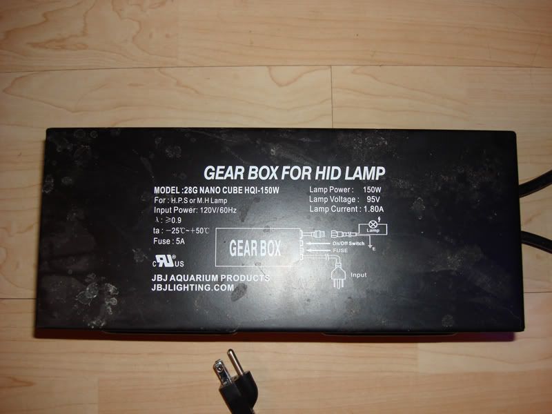 Ballast gone bad?? JBJ 28g HQI 150w MH Reef Central Online Community