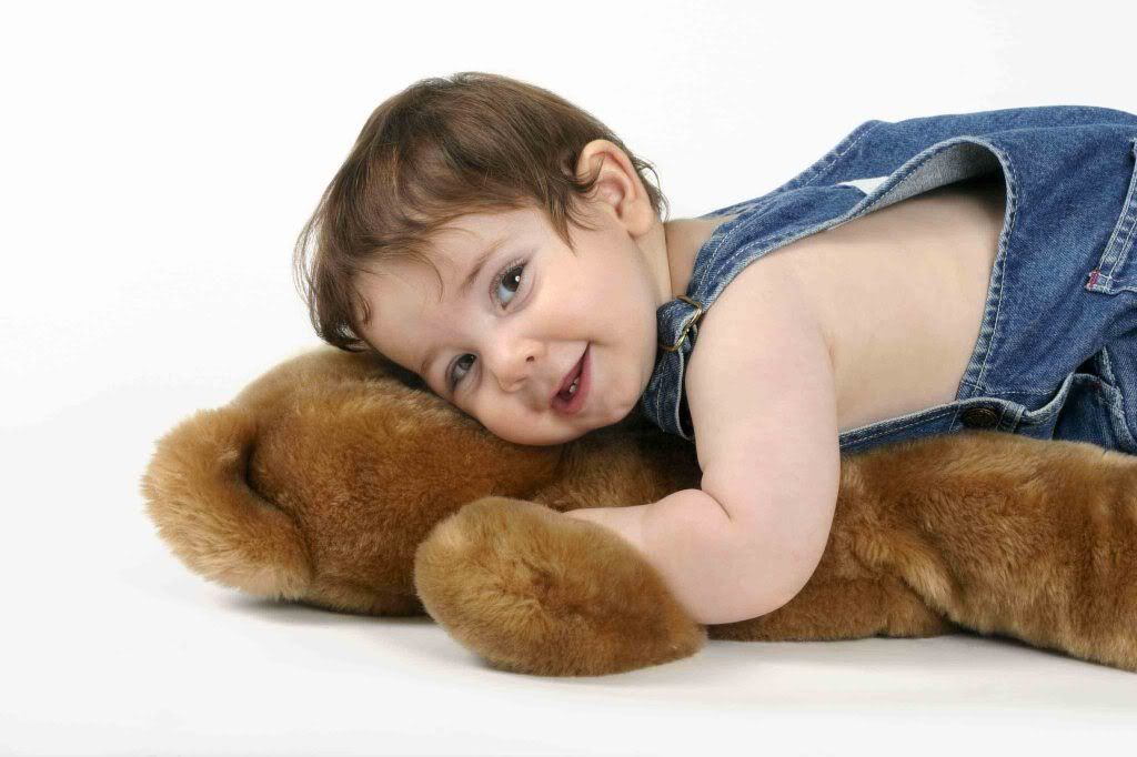 Child and Teddy Bear