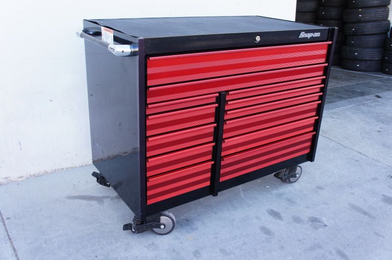 Snap On Tool Box KRL1022 Master Series 13 Drawers Black/Red