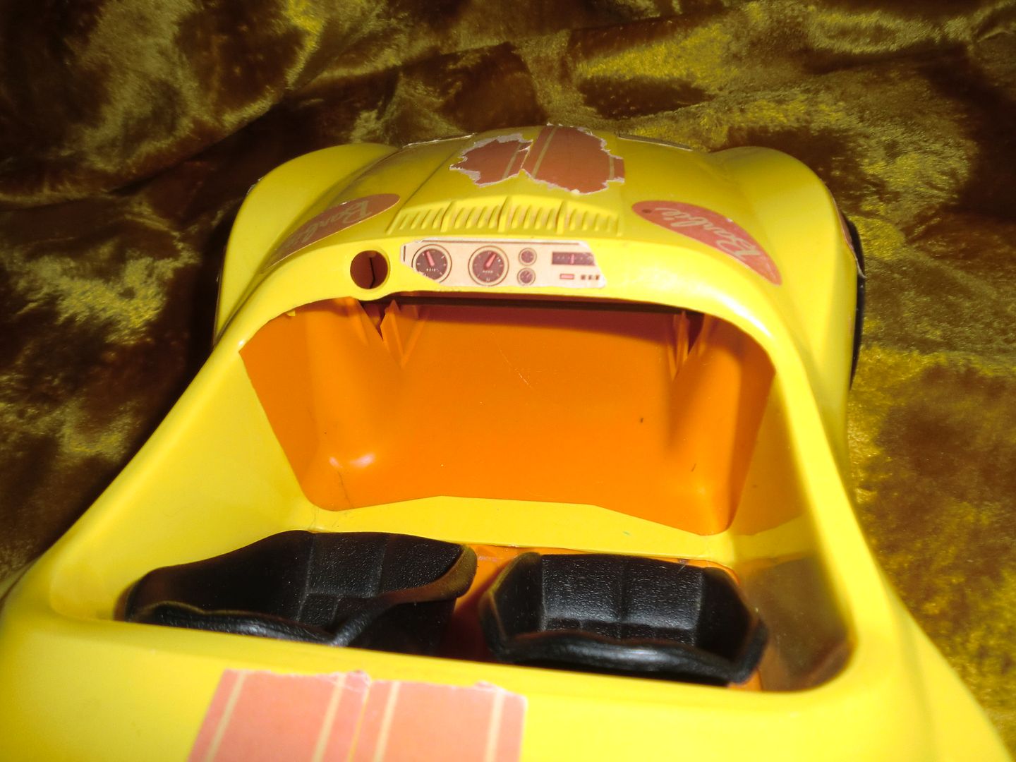 VINTAGE 1972 BARBIE DUNE BUGGY VEHICLE MATTEL YELLOW  