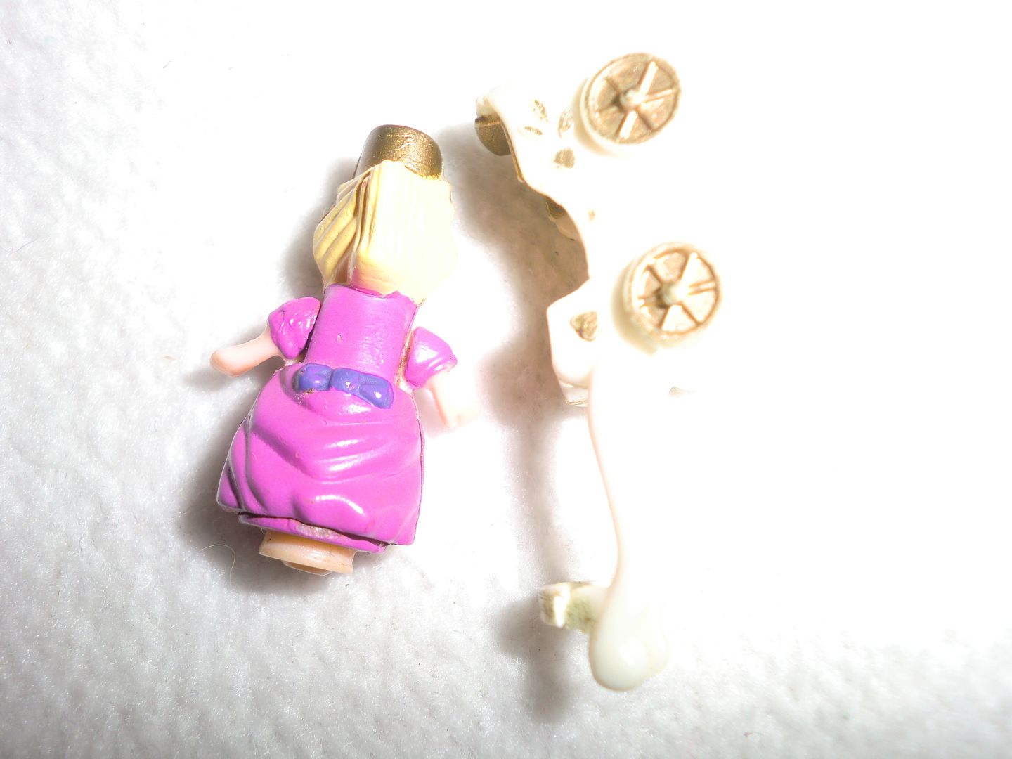 1996 STARSHINE PALACE SPARKLE SURPRISE POLLY POCKET DOLL PINK BLUEBIRD 