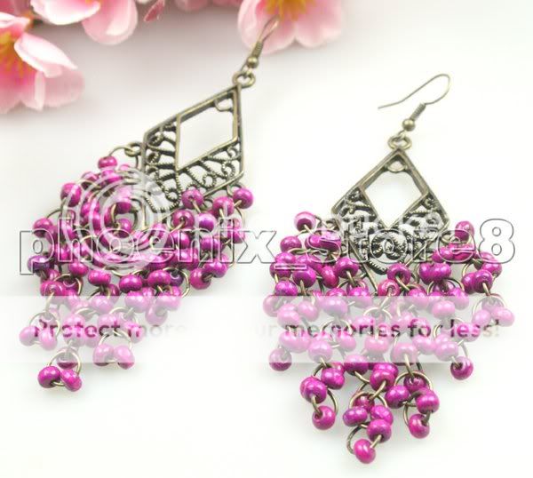 IncredibleGrape shape Retro dangle Earrings #4707  