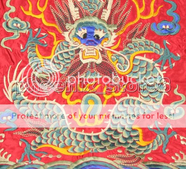 NEW CHINESE EMBROIDERY dragon wall decoration #1572  