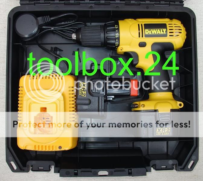 DeWalt Drill Case Box 12v DC740 DW907 DC727,756,742,745  