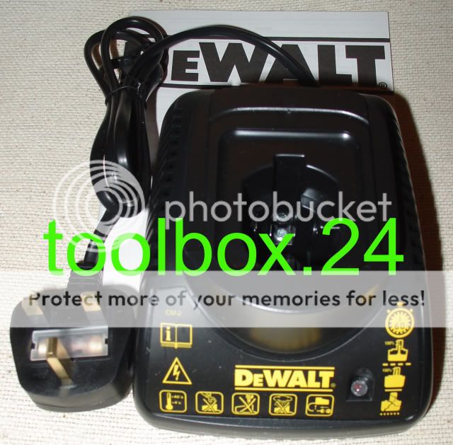 DeWalt DE9118 7.2v 9.6v 12v 14.4v NiCd battery charger *BRAND NEW* UK 