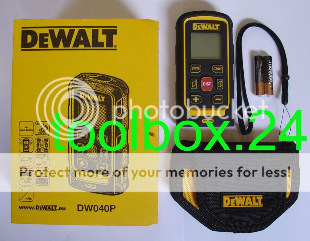 DeWalt DW040P **LATEST**40m Laser Distance Measure Measurer (Better 