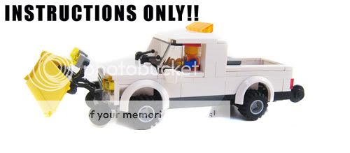 Lego City Custom Hi rail Truck instructions  PDF & list  