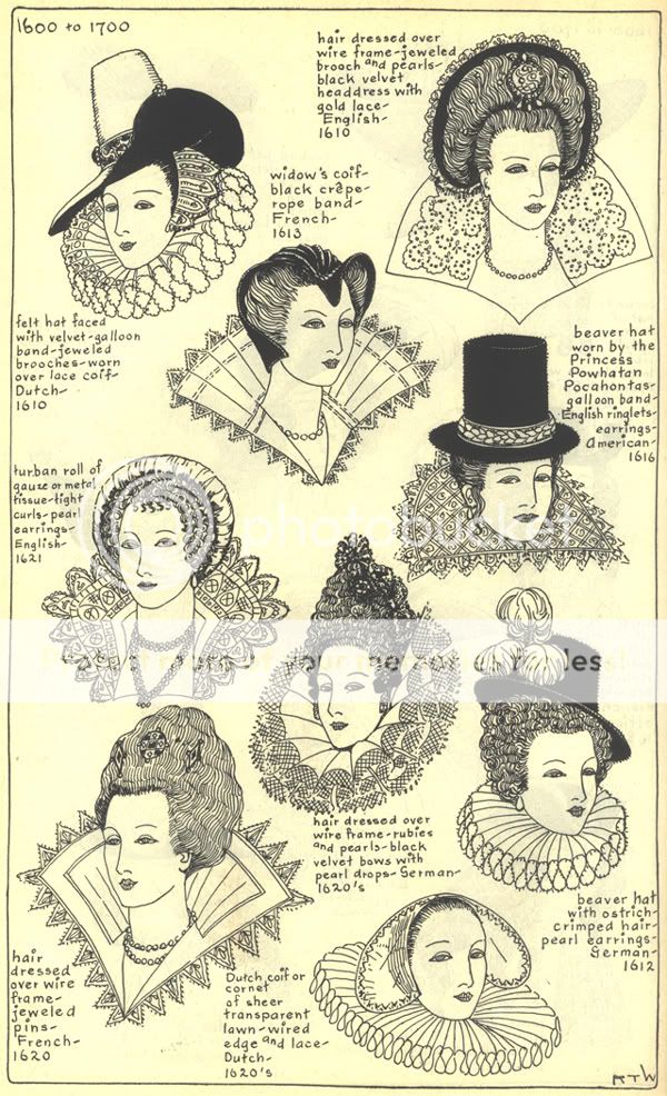 17th Century Hats And Hairstyles Photo by Idzit | Photobucket