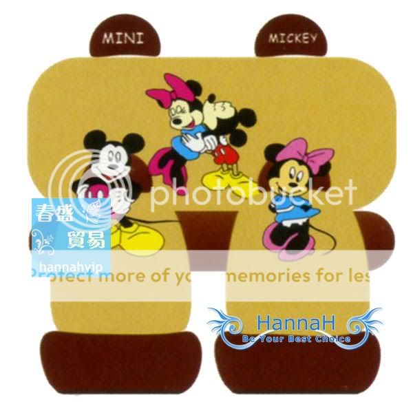 10pcs Mickey & Minnie Mouse CAR SEAT COVERS FA139 267  