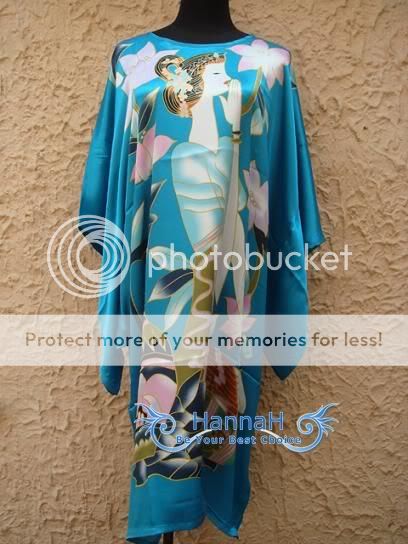 Japanese Kimono Robe prom party Sleepwear Comfy dress  