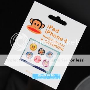 pcs Home Button Sticker For Apple iPhone 4/4S 3gs itouch & iPad 2 