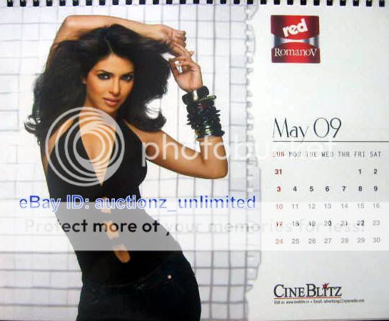 CB09 Calendar Shahrukh Shah Rukh Khan Kartina Kaif Kareena Kapoor 