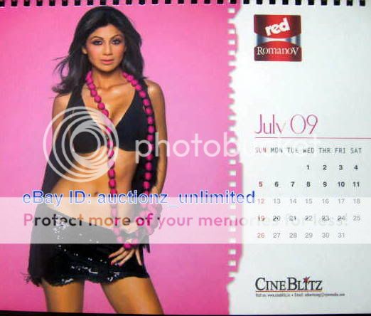 CB09 Calendar Shahrukh Shah Rukh Khan Kartina Kaif Kareena Kapoor 